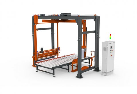 搖臂覆頂膜纏繞機